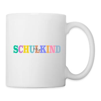 Schulkind mit Mia - Tasse - Weiß - Rechts