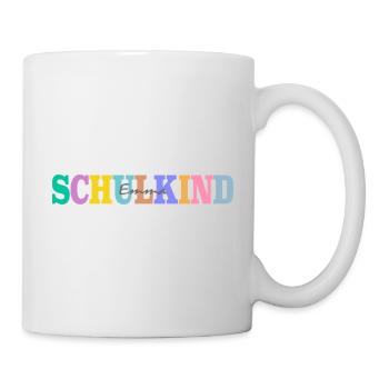Schulkind mit Emma - Tasse - Weiß - Rechts