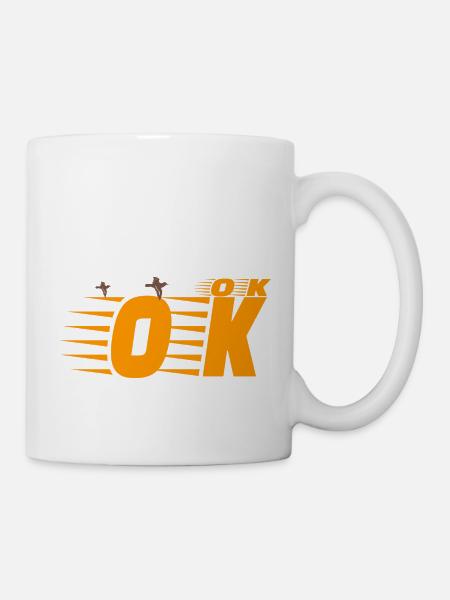 ok ok - Mug blanc - blanc