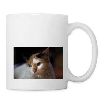 Die Katze - Tasse - Weiß - Rechts
