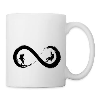 Unendliches Klettern - Tasse - Weiß - Rechts