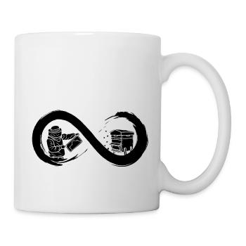 Imker bis ins Unendliche - Tasse - Weiß - Rechts