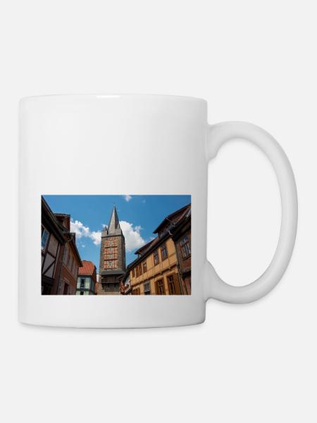 Schreckensturm Quedlinburg - Tasse - Weiß
