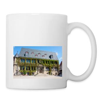 Rathaus Quedlinburg Sachsen-Anhalt - Tasse - Weiß - Rechts