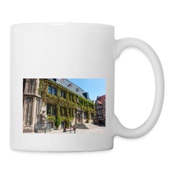 Rathaus Quedlinburg Sachsen-Anhalt - Tasse - Weiß - Rechts