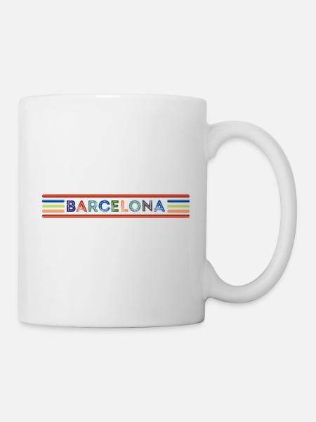 Barcelona - Mug - white