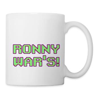 Ronny war s - Tasse - Weiß - Rechts