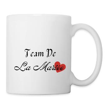 team de la Mariée - Mug blanc - blanc - Droite