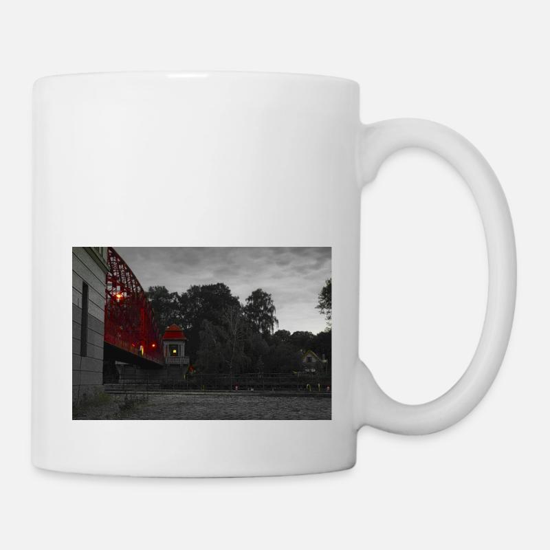 Red Bridge - Tasse - Weiß