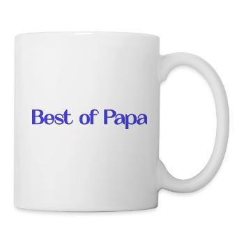 VATERTAG. ALLES GUTE ZUM GEBURTSTAG, PAPA. PAPA. ALLES GUTE ZUM GEBURTSTAG - Tasse - Weiß - Rechts