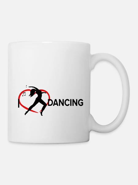 Dancing Dance Music - Tasse - Weiß