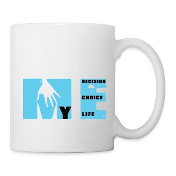 MEtamorfose : choix, décision, vie - Mug blanc - blanc - Droite