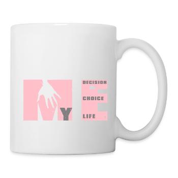 Finding My Course: Choice, Decision, Life - Mug - white - Right