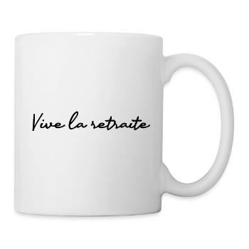 RETRAITE. RETRAITE. RETRAITEE. RETRAITE - Mug blanc - blanc - Droite