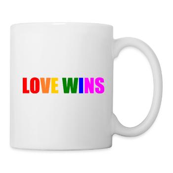 Love wins - Mug - white - Right