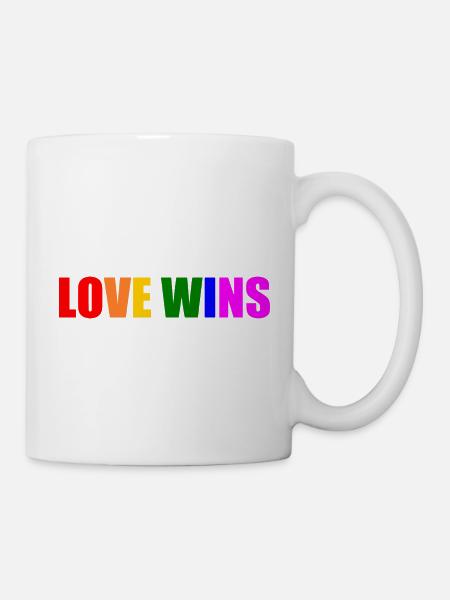Love wins - Mug blanc - blanc