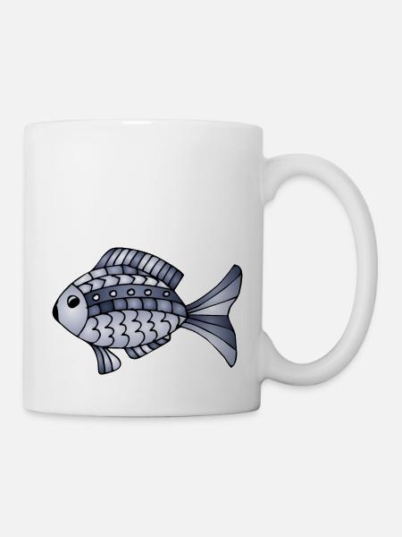 Fisch - Tasse - Weiß