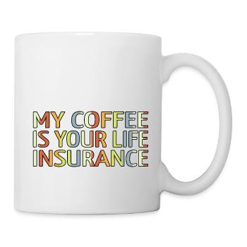 jokes gift woodworking present birthday present - Tasse - Weiß - Rechts