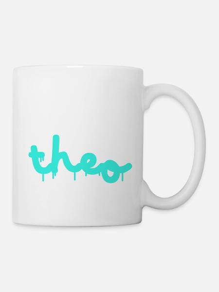 Nom: Theo - Mug blanc - blanc