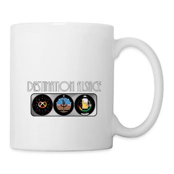 Destination Alsace Contraste Blanc BCB - Mug blanc - blanc - Droite