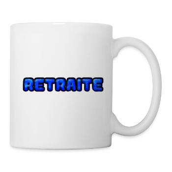 RETRAITE. RETRAITE. RETRAITEE. RETRAITE - Mug blanc - blanc - Droite