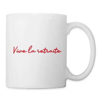 RETRAITE. RETRAITE. RETRAITEE. RETRAITE - Mug blanc - blanc - Droite