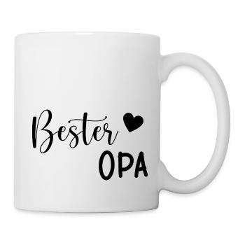 Bester Opa Geschenkidee - Tasse - Weiß - Rechts