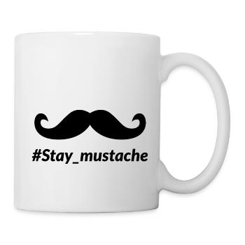 Stylish Beard Style Stay Bearded Show Your Unique Self - Mug - white - Right