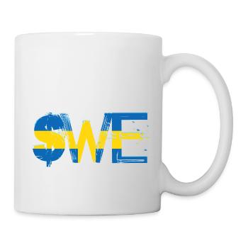 Schweden Schweden Flagge national norden skandinavia - Tasse - Weiß - Rechts