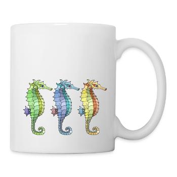 Seahorses - Mug - white - Right