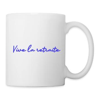 RETRAITE. RETRAITE. RETRAITEE. RETRAITE - Mug blanc - blanc - Droite