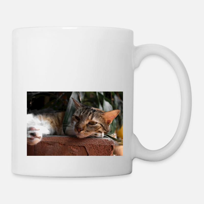 le chat - Mug blanc - blanc