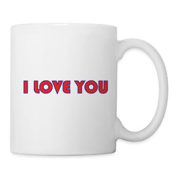 LOVE. COUPLE. JUST MARRIED. bachelorette party. SAINT VALENTINE. - Mug - white - Right