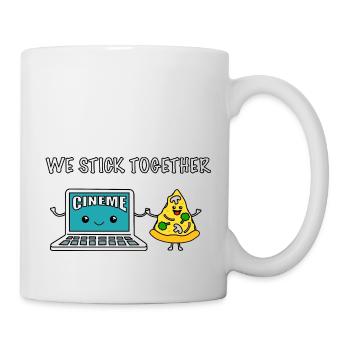 We Stick Together - Pizza and Streaming - Mug - white - Right
