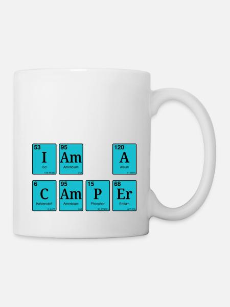 I am a camper - Mug - white