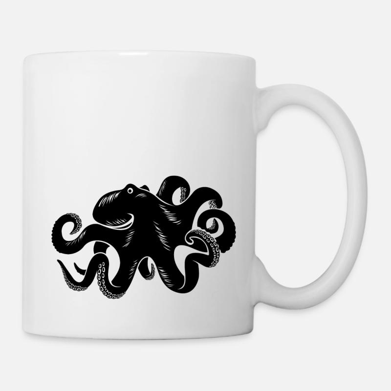 Meerestiere - Tasse - Weiß