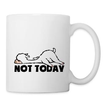 Not today - Tired and lazy - Lama - Mug - white - Right