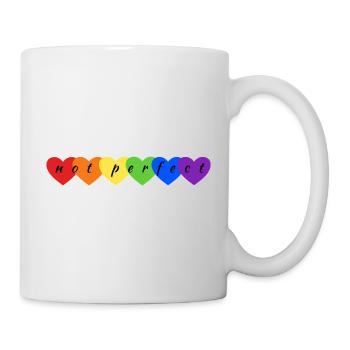 Not perfect - Tasse - Weiß - Rechts