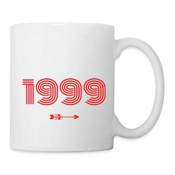 Jahrgang 1999 - Tasse - Weiß - Rechts