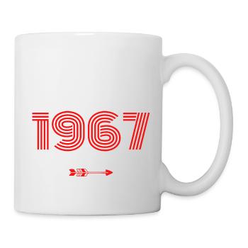 Né en 1967 - Mug blanc - blanc - Droite