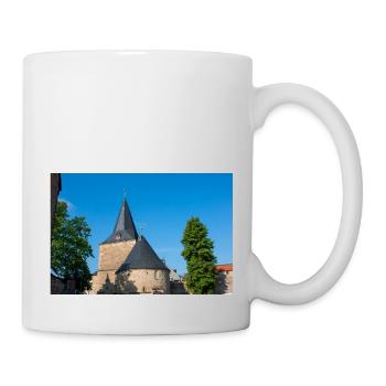 großes historisches Tor Goslar Niedersax - Tasse - Weiß - Rechts