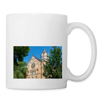 historisches Gebäude Ratsgymnasium - Tasse - Weiß - Rechts