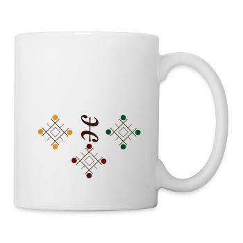 design berbère amazigh kabyle - Mug blanc - blanc - Droite