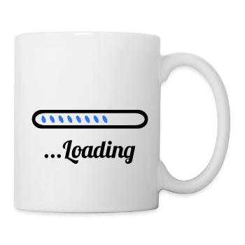 loading - Tasse - Weiß - Rechts