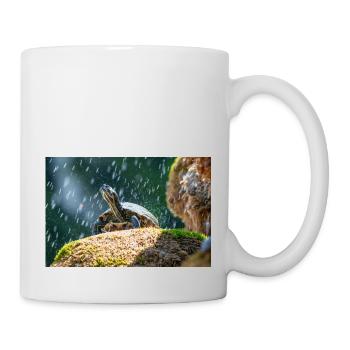 Gelbbauch-Slider Trachemys scripta scripta - Tasse - Weiß - Rechts