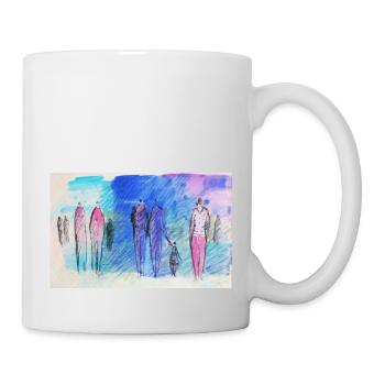 familie, freunde, gemeinschaft - Tasse - Weiß - Rechts