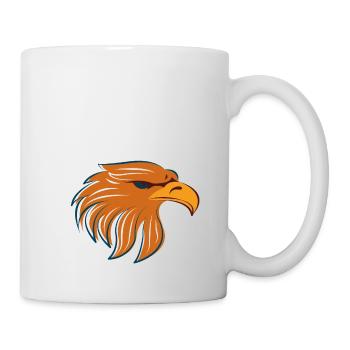 Eagle logo - Mug blanc - blanc - Droite