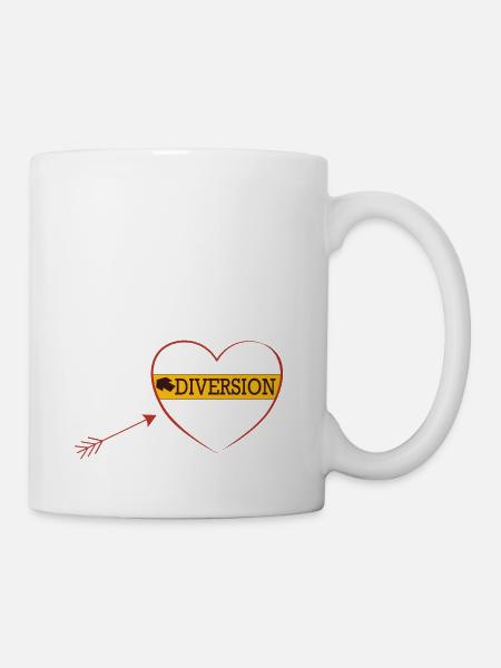 DIVERSION LOGO - Mug blanc - blanc