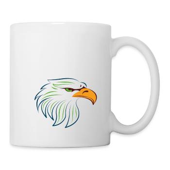 EAGLE LOGO - Mug blanc - blanc - Droite