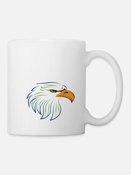 EAGLE LOGO - Mug blanc - blanc